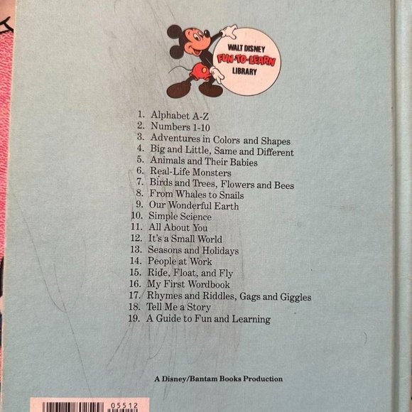 WALT DISNEY'S FROM WHALES TO SNAILS BOOK - Picture 2 of 5